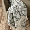 Handloomed Block Print Throw