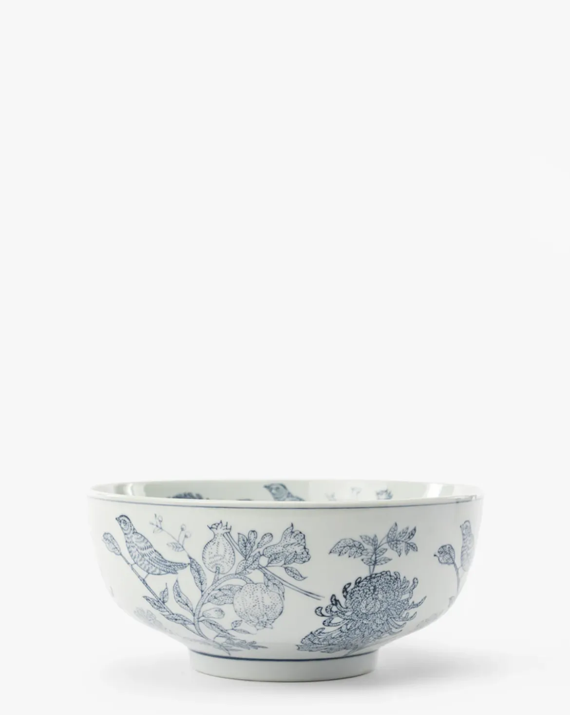 Hand Stamped Botanical Bowl