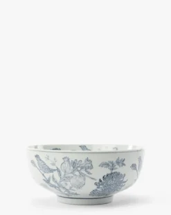 Hand Stamped Botanical Bowl