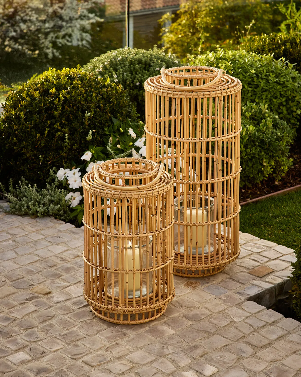 Handwoven Rattan Lantern