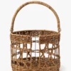 Hand-Woven Wicker Plate Basket