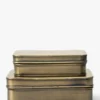 Harriet Brass Boxes (Set of 2)