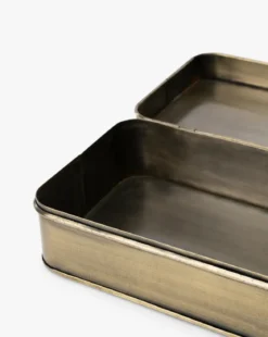 Harriet Brass Boxes (Set of 2)
