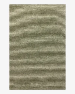 Inara Green Hand-Tufted Wool Rug