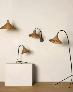 Johanson Woven Floor Lamp