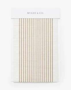 Leah Striped Sisal Wallpaper Swatch