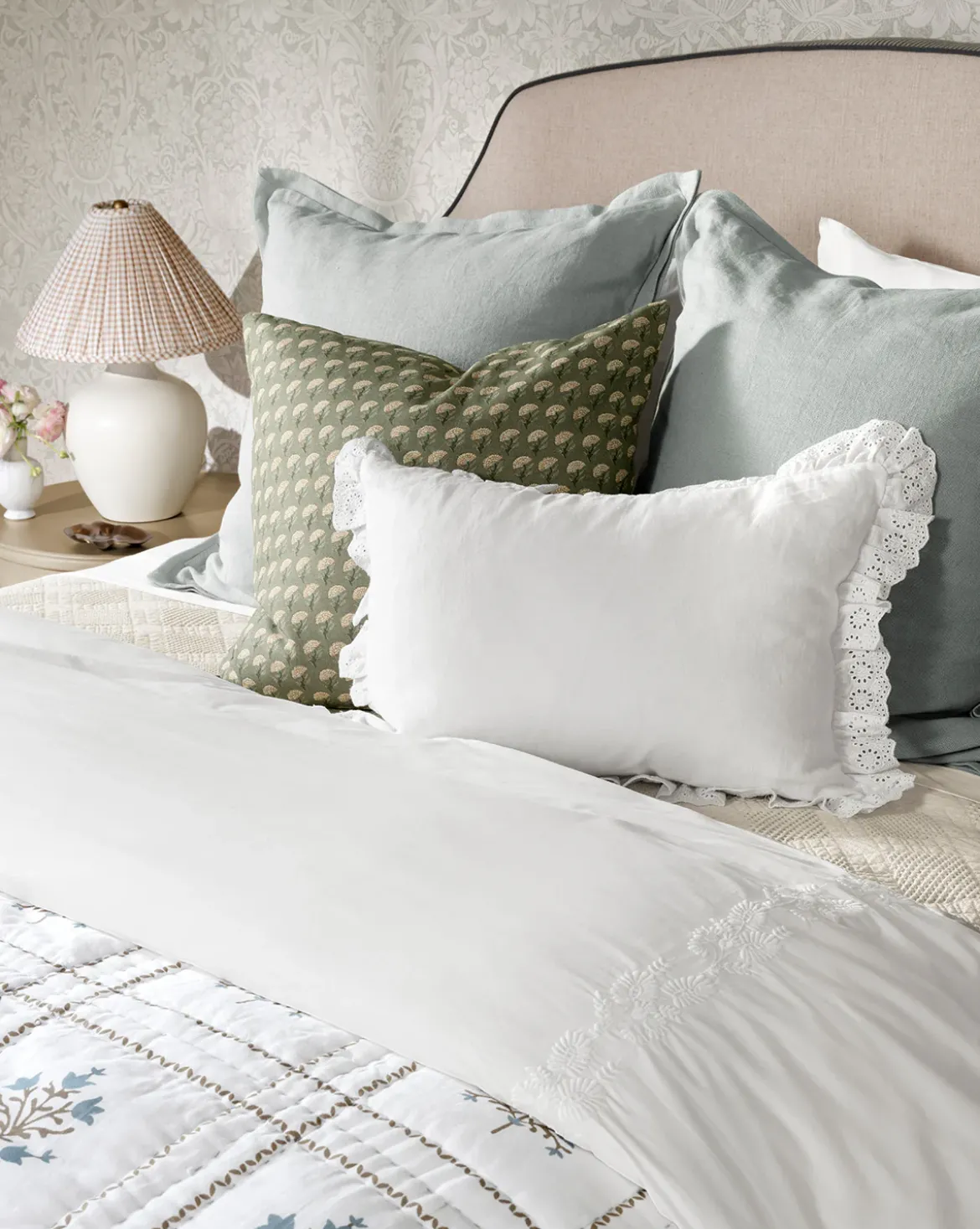 Liam Double Flange Pillow Cover