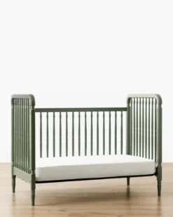 Liberty Namesake 3-in-1 Convertible Spindle Crib w/Toddler Bed Conversion Kit