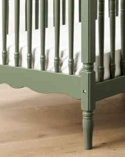 Liberty Namesake 3-in-1 Convertible Spindle Crib w/Toddler Bed Conversion Kit