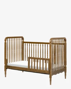 Liberty Namesake 3-in-1 Convertible Spindle Crib with Toddler Bed Conversion Kit