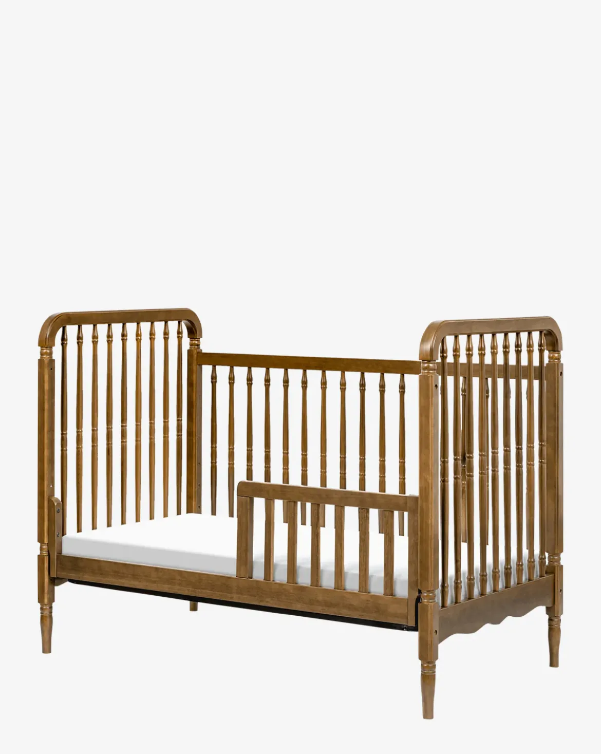Liberty Namesake 3-in-1 Convertible Spindle Crib with Toddler Bed Conversion Kit