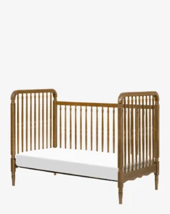 Liberty Namesake 3-in-1 Convertible Spindle Crib with Toddler Bed Conversion Kit