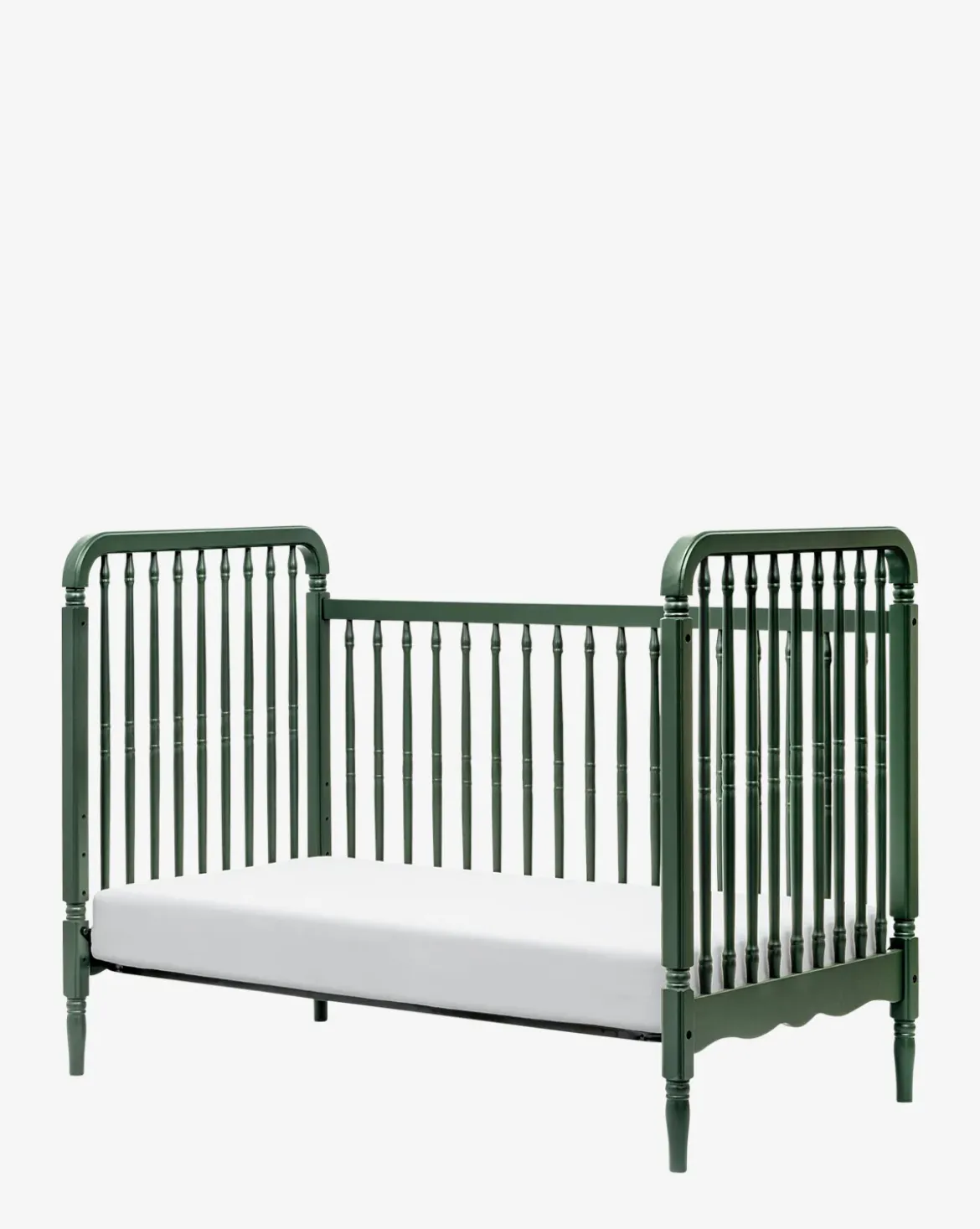 Liberty Namesake 3-in-1 Convertible Spindle Crib with Toddler Bed Conversion Kit