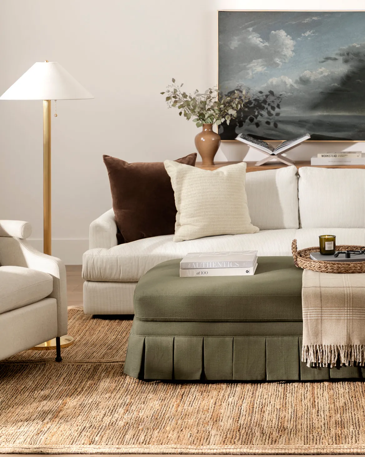 Louisa Ottoman (Ready to Ship)