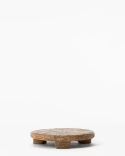 Mango Wood Carved Pedestal