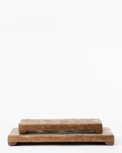 Mango Wood Rectangular Pedestal