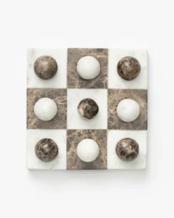 Marble Tic-Tac-Toe Board