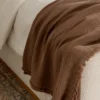 Marinella Oversized Waffle Throw