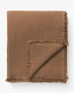 Marinella Oversized Waffle Throw