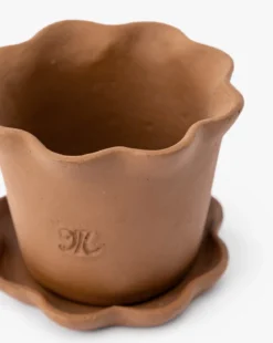 McGee & Co. Terracotta Ripple Planter