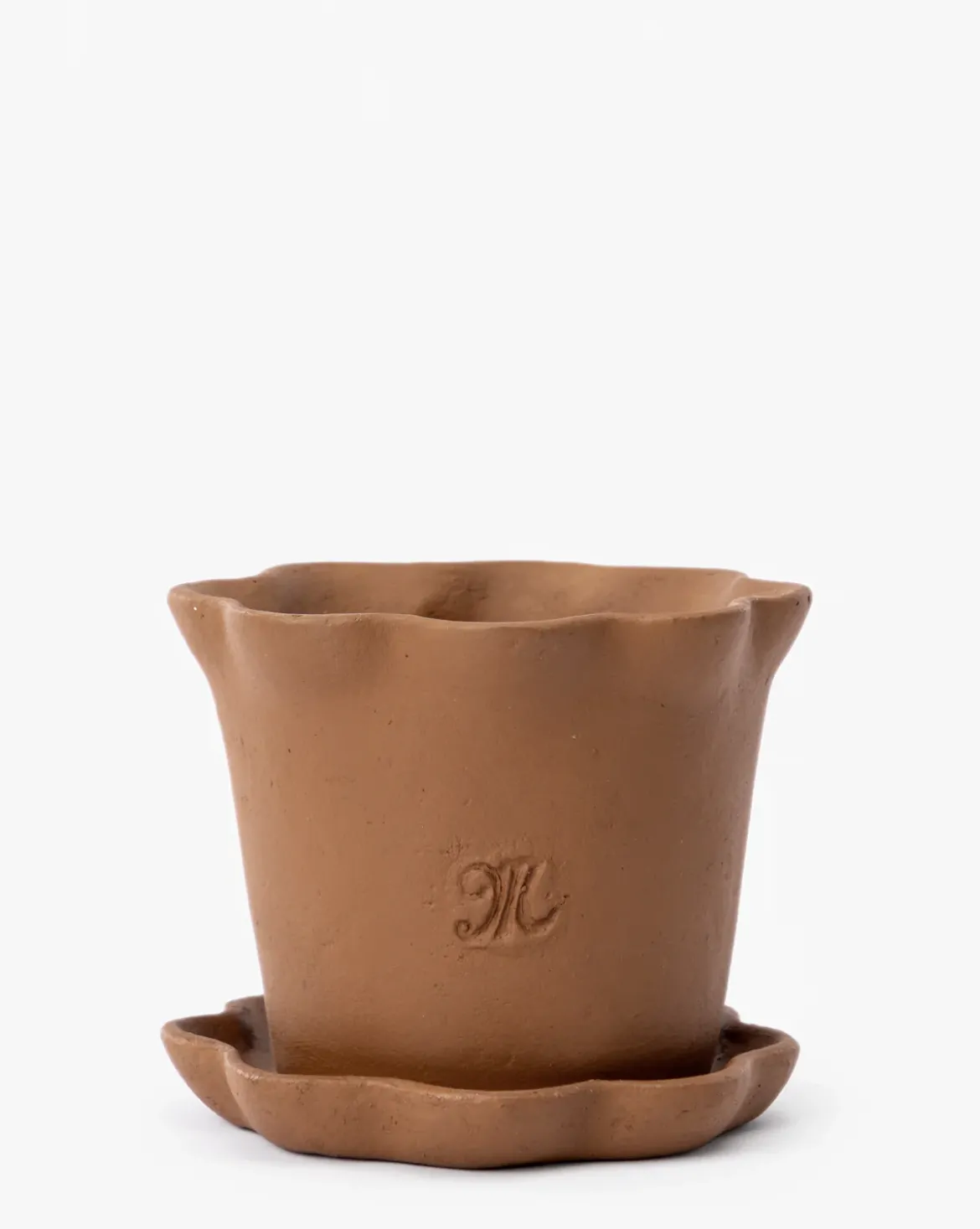 McGee & Co. Terracotta Ripple Planter