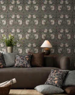 Morris & Co. x McGee & Co. Pimpernel Ink Wallpaper