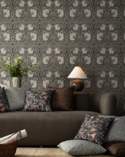 Morris & Co. x McGee & Co. Pimpernel Ink Wallpaper