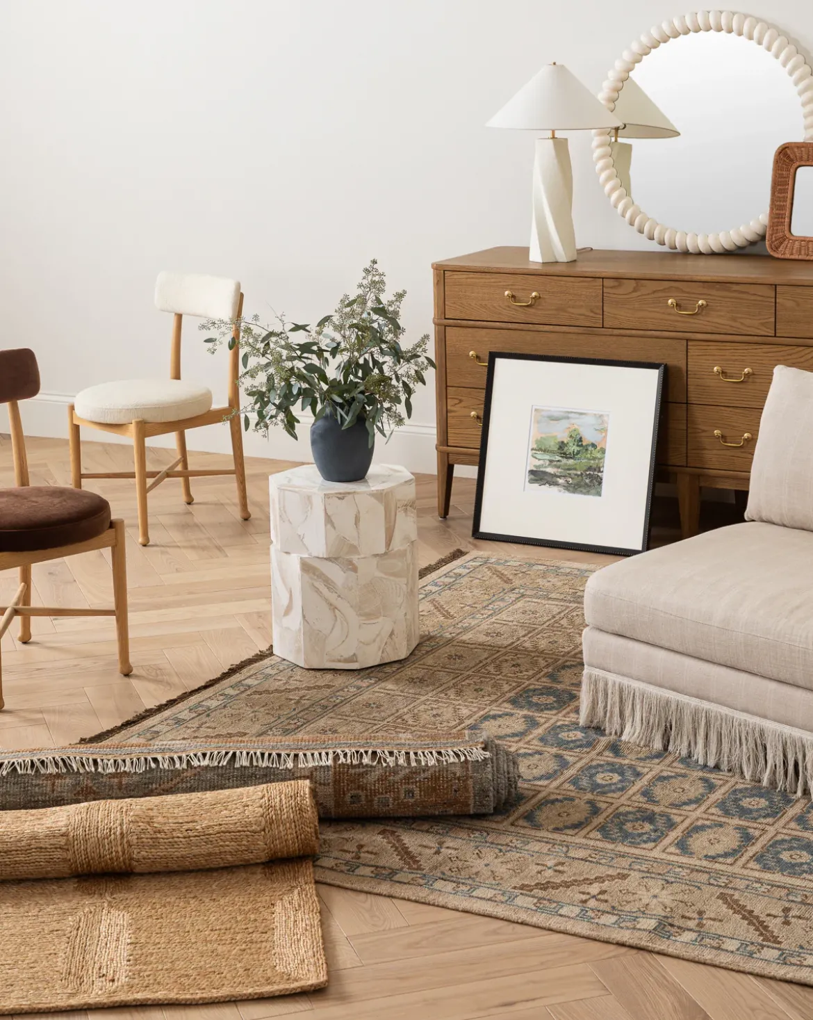 Nunez Hand-Knotted Wool Rug