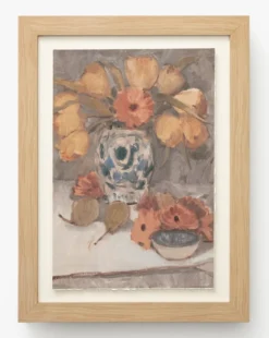 Orange Florals Still Life