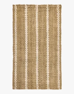 Panama Stripe Handwoven Jute Rug