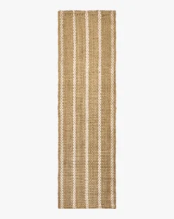 Panama Stripe Handwoven Jute Rug