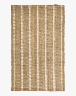 Panama Stripe Handwoven Jute Rug