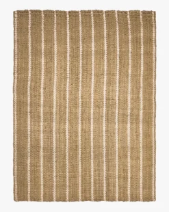 Panama Stripe Handwoven Jute Rug