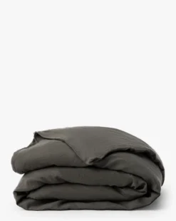Penelope Gray Linen Duvet Cover
