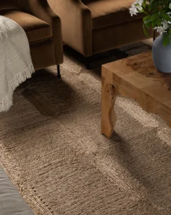 Pieced Handwoven Jute Rug