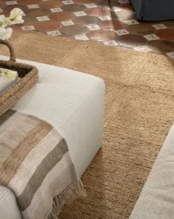 Pieced Handwoven Jute Rug