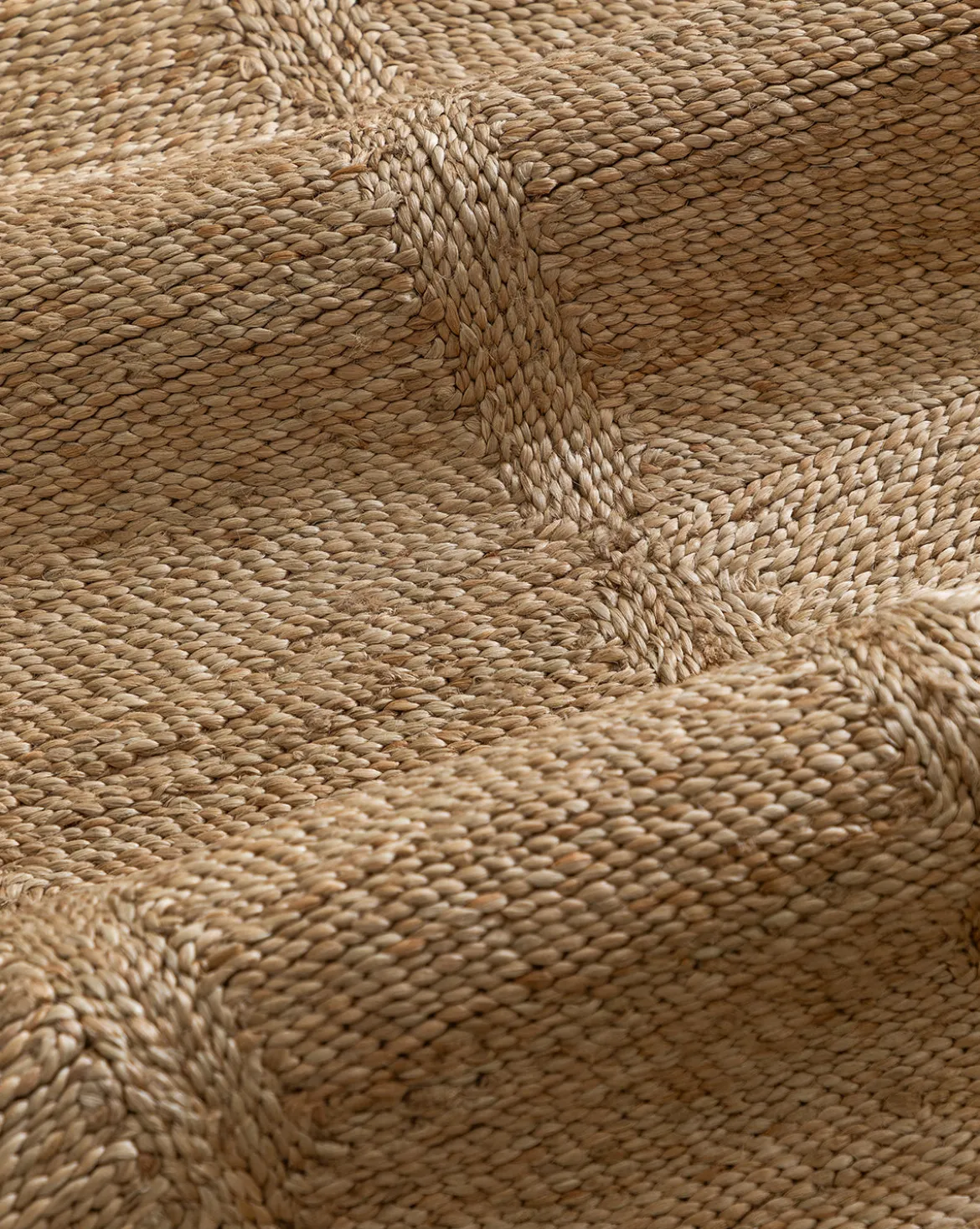 Pieced Handwoven Jute Rug