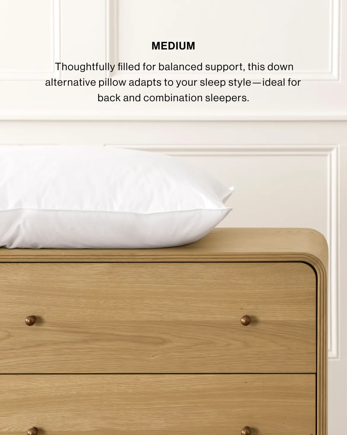 PrimaSera Down Alternative Bed Pillow