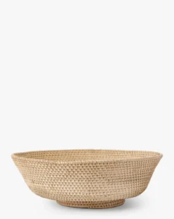 Rattan Footed Bowl