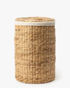 Round Water Hyacinth Basket