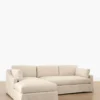 Rowan Slipcovered Sofa Chaise Sectional