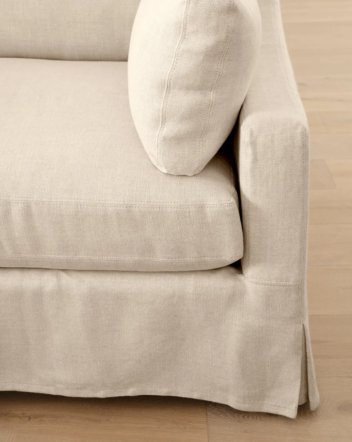 Rowan Slipcovered Sofa Chaise Sectional