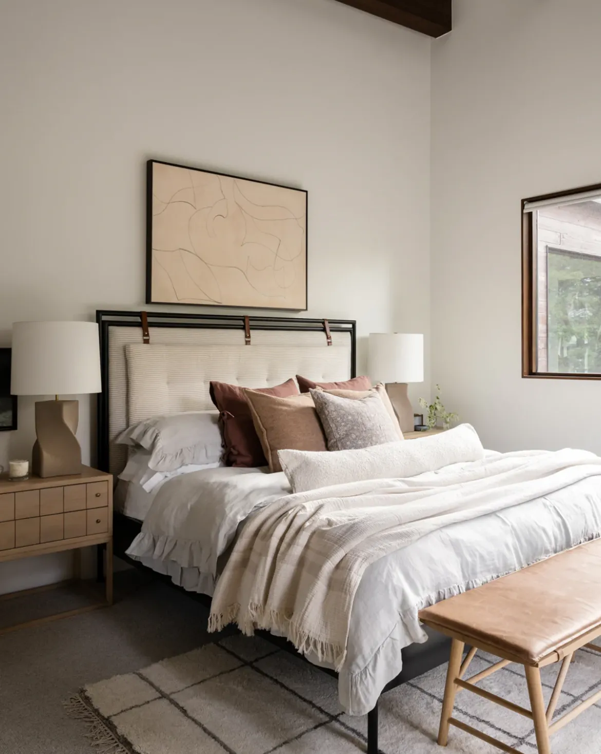 Ruffle Linen Duvet Cover