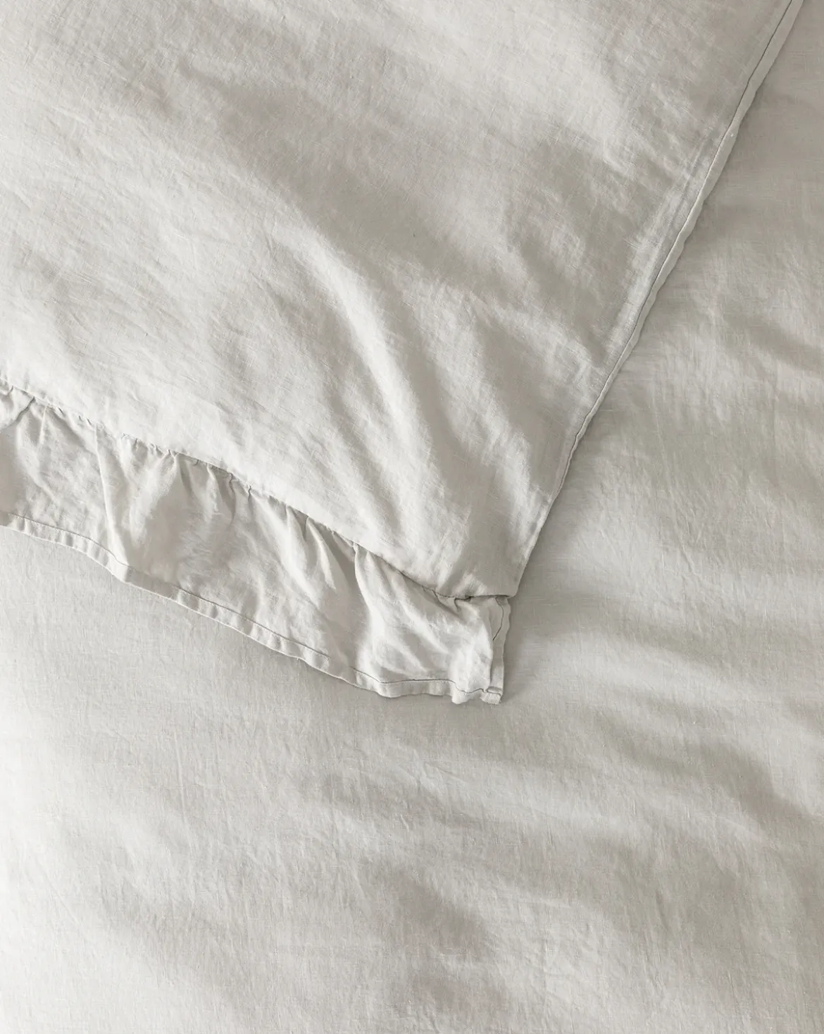 Ruffle Linen Duvet Cover