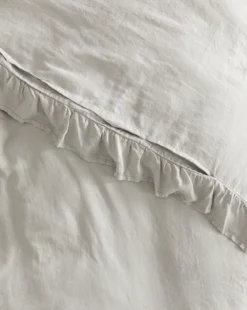 Ruffle Linen Duvet Cover