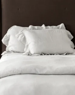 Ruffle Linen Shams (Set of 2)