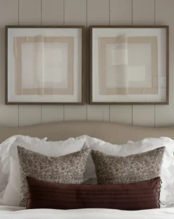 Ruffle White Linen Shams (Set of 2)
