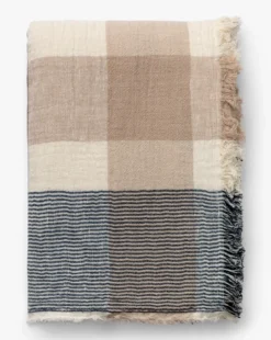 Sabina Plaid Throw