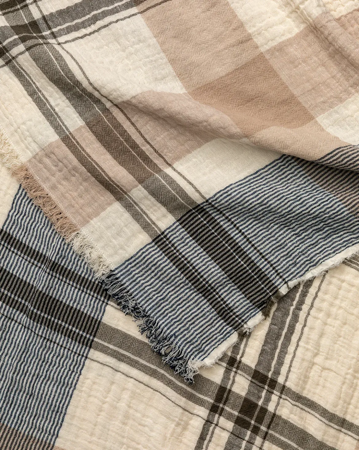 Sabina Plaid Throw