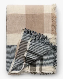 Sabina Plaid Throw
